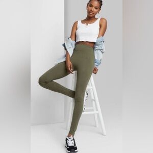 NWT Wild Fable Khaki Leggings